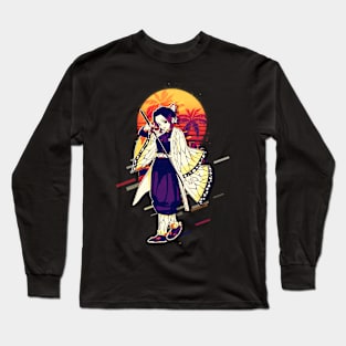 Shinobu 80s Retro | Demon Slayer Long Sleeve T-Shirt